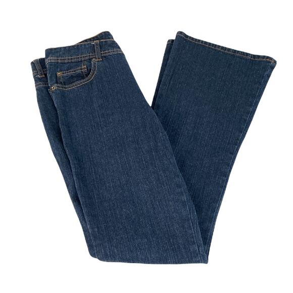 SO Flare Jeans Dark Blue Size 7 - Picture 2 of 6